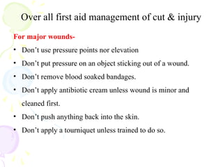 Comprehensive Guide to Cuts and Injuries: Types, Symptoms, and First ...