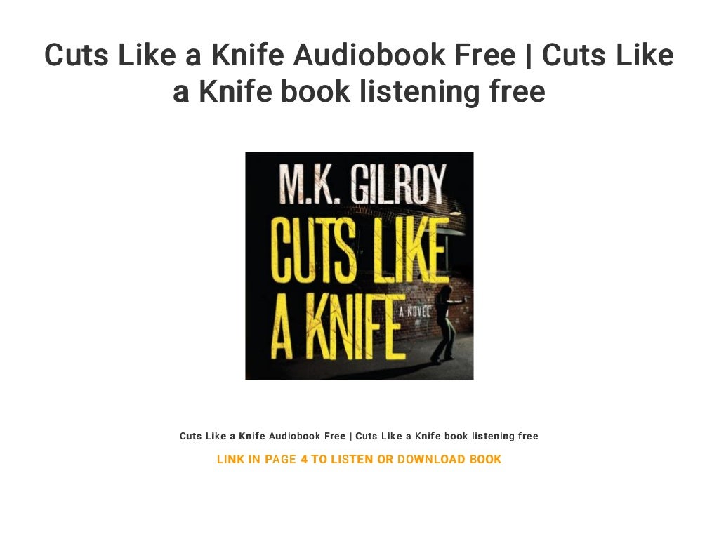 Cuts Like a Knife Audiobook Free Cuts Like a Knife book listening f…