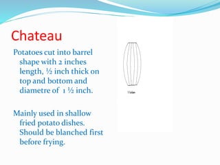 Cuts of vegetables | PPTX