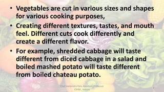 Cuts of vegetables | PPT