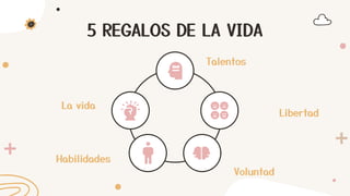5 REGALOS DE LA VIDA
Libertad
Voluntad
La vida
Talentos
Habilidades
 