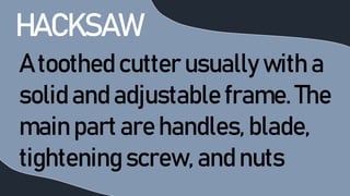 Cutting & Marking Tools.pptx