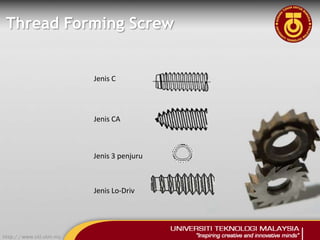 Cutting screw threads | PPTX