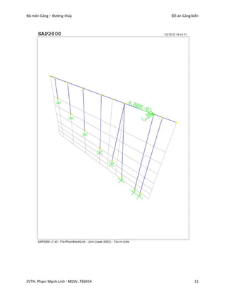 Bộ môn Cảng – Đường thủy              Đồ án Cảng biển




SVTH: Phạm Mạnh Linh - MSSV: 736954               32
 