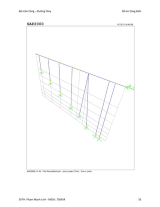 Bộ môn Cảng – Đường thủy              Đồ án Cảng biển




SVTH: Phạm Mạnh Linh - MSSV: 736954               33
 