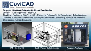 CAD - Modelo 3D   CAD - Planos de Fabricación   Proyecto Realizado
 