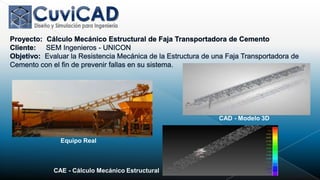 CAD - Modelo 3D


  Equipo Real



CAE - Cálculo Mecánico Estructural
 