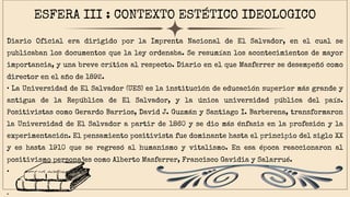 Diario Oficial era dirigido por la Imprenta Nacional de El Salvador, en el cual se
publicaban los documentos que la ley or...