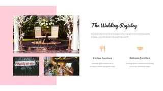 The Wedding Registry
Synergistically evolve 2.0 technologies rather than just in time initiatives deploy
strategic networks dynamically target high-payoff.
Kitchen Furniture
Leverage agile frameworks to
provide a robust synopsis for high.
Bedroom Furniture
Strategy foster collaborative thinking
to further the overall value.
 