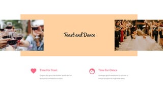 Toast and Dance
Time For Dance
Leverage agile frameworks to provide a
robust synopsis for highlevel views.
Time For Toast
Organically grow the holistic world view of
disruptive innovationvia work.
 