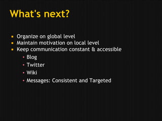 Take advantage of spare cyclesRecruiting Volunteers	Twitter