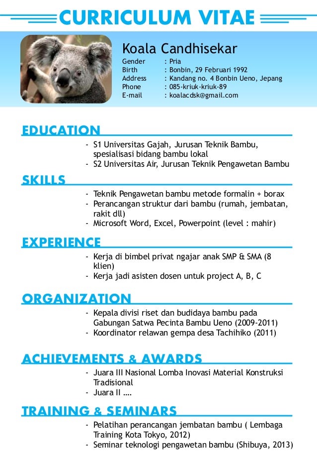 8 CV / Resume Trials