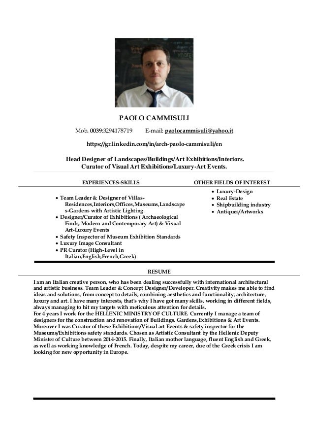cv english linkedin new modern resume from linkedin