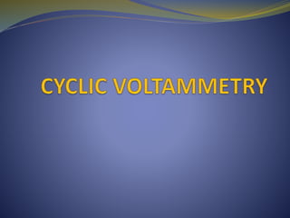 Cyclic voltammetry | PPT