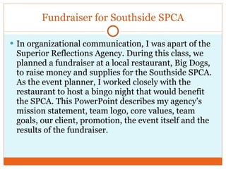 Fundraiser for Southside SPCA ,[object Object]
