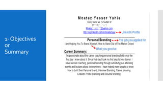 1-Objectives
or
Summary
 