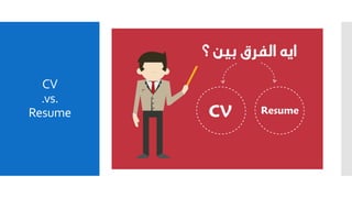 CV
.vs.
Resume
 