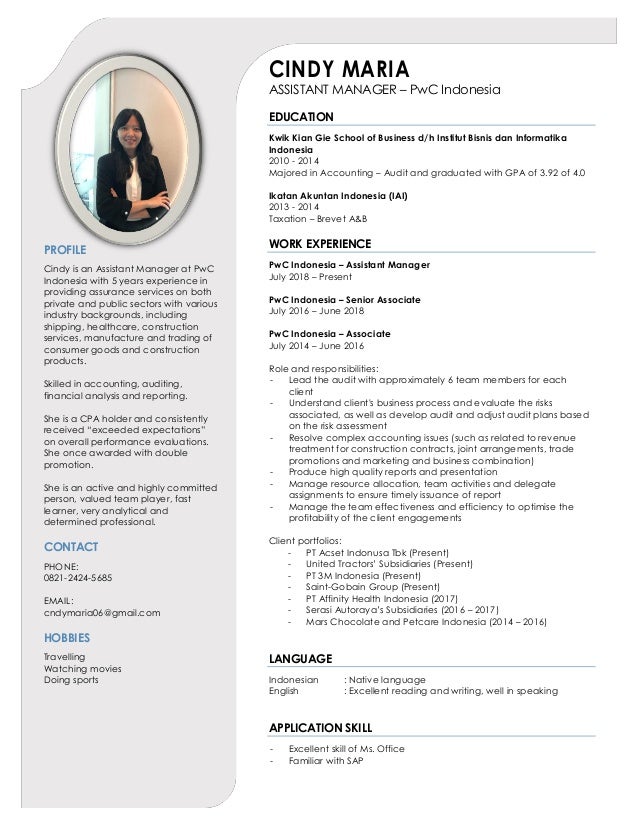 Cv Cindy Maria