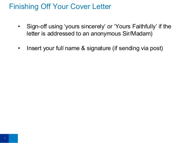 do i need a cover letter