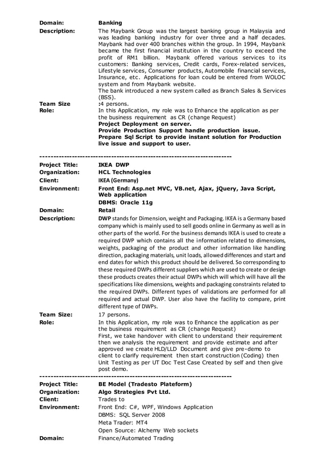 senior software developer .net