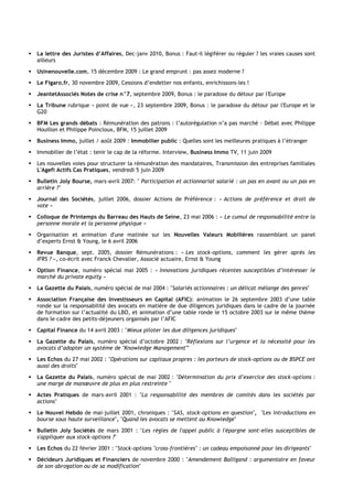Publications 
 Latribune.fr, 29 septembre 2014 : « L’entreprise familiale au coeur de la troisième révolution industriell...