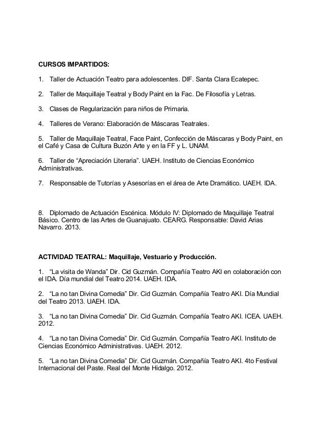 Curriculum vitae chino picture