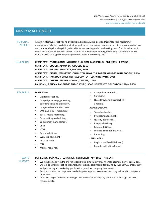 My Cv