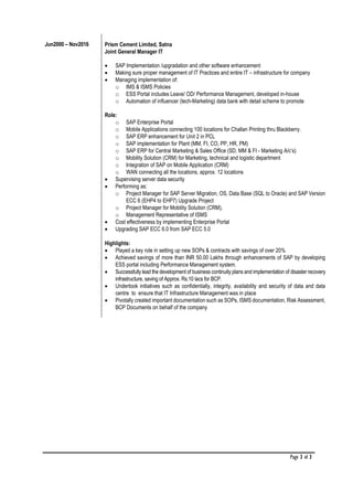 CV Rajesh kumar | PDF