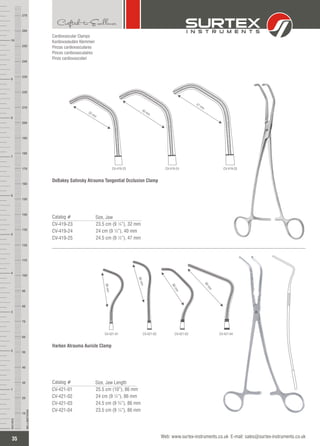 Cardiac Instrument CARDIOVASCULAR INSTRUMENTS CATALOGUE | PDF