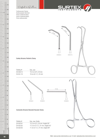 Cardiac Instrument CARDIOVASCULAR INSTRUMENTS CATALOGUE | PDF