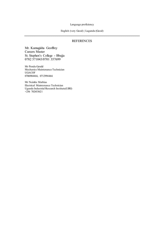 Cv template-mechanical-engineer-1 | PDF
