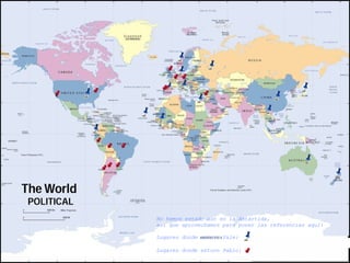 No hemos estado aún en la Antártida, así que aprovechamos para poner las referencias aquí: Lugares donde estuvo Vale:  Lugares donde estuvo Pablo:   