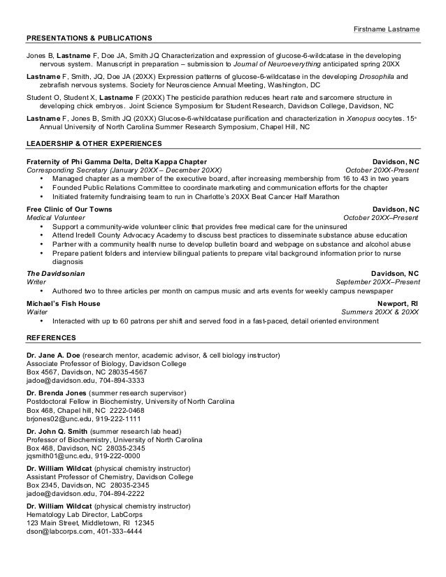 how to cite poster presentations on cv