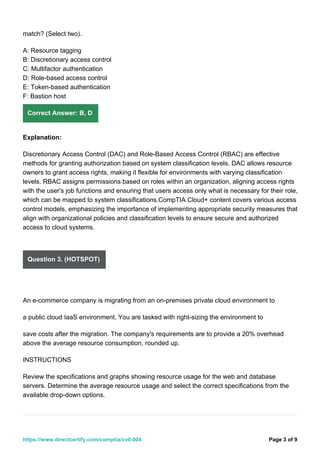 CV0-004 Certification Exam Guide | CompTIA Cloud+ | PDF