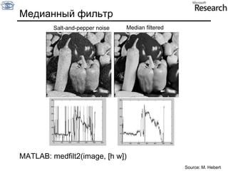 Сглаживание фильтром гаусса
