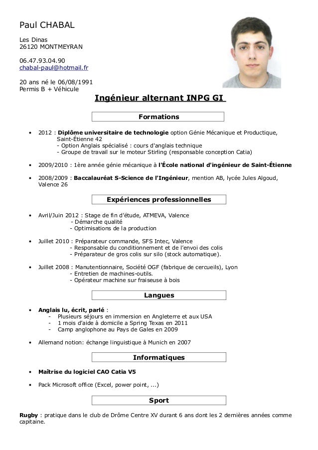 resume logistics