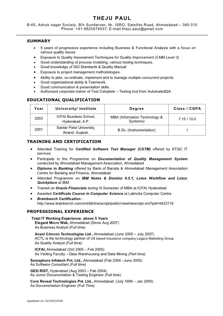 junior business analyst cv exle sle cv for junior business analyst junior business analyst cv exle sle cv for junior business analyst
