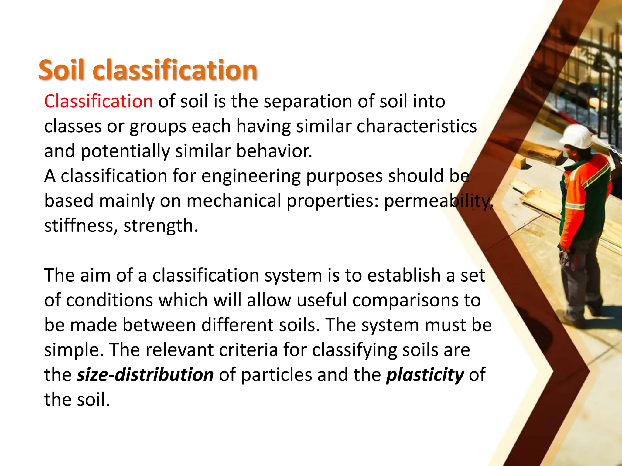 Soil Classification. identify different types of soils | PPTX | Geology ...