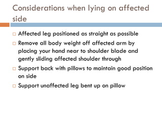 Rehabilitation Strategies for Cerebrovascular Accident Patients part 2 ...