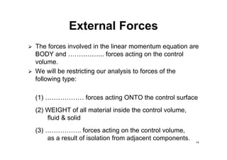Control Volume Analysis 2 - Fluid Kinematics | PDF