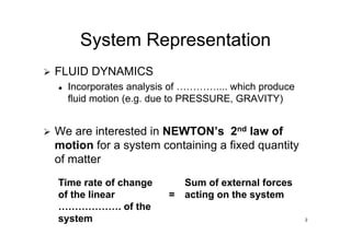 Fluid Dynamics Conversion Rates Control Volume Analysis 2 - Fluid Kinematics | PDF