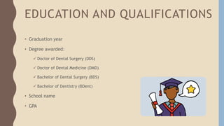 Postgraduate Degrees:
• Master of Science in Dentistry (MSD)
• Master of Dentistry (MDent)
• Master of Dental Surgery (MDS...