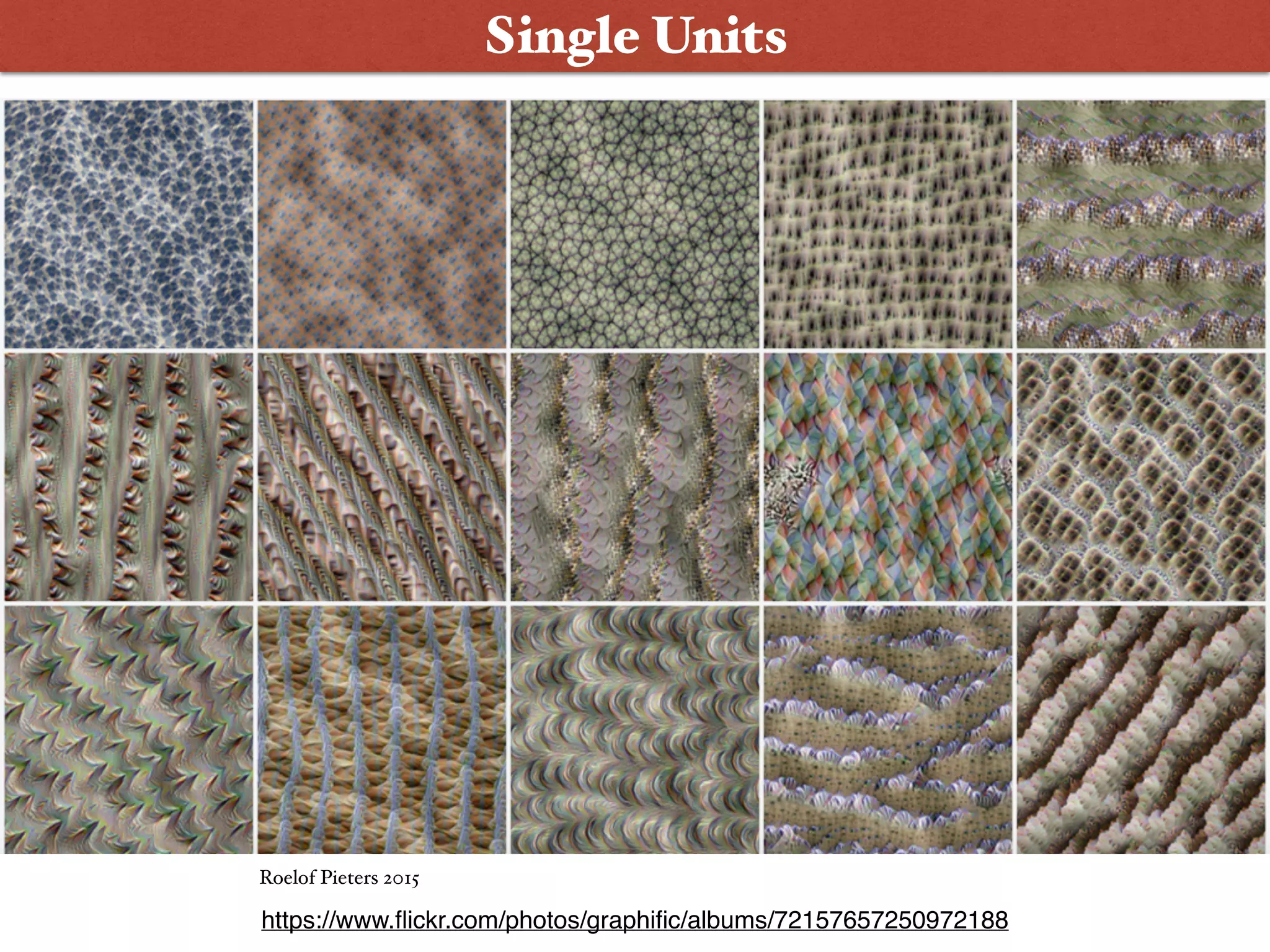 https://www.ﬂickr.com/photos/graphiﬁc/albums/72157657250972188
Single Units
Roelof Pieters 2015
 