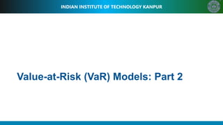 CVAR_VAR_PPT_unlocked cavr calculation for data and analysis | PDF