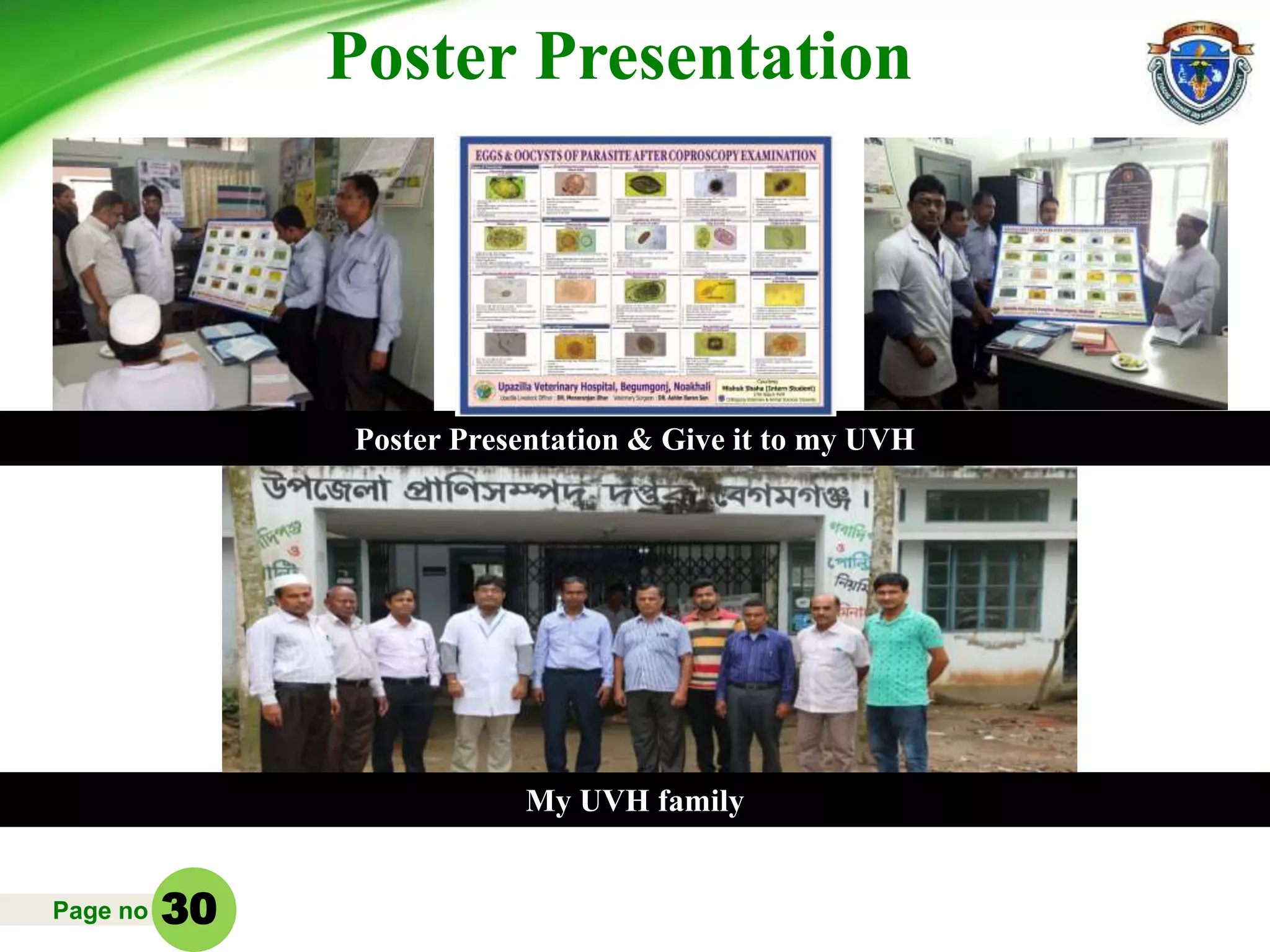Page no
Poster Presentation
My UVH family
Poster Presentation & Give it to my UVH
30
 