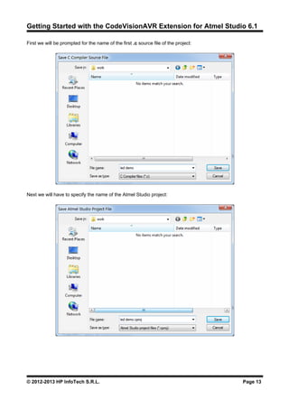Cvavr getting started with atmel studio | PDF