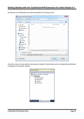 Cvavr getting started with atmel studio | PDF