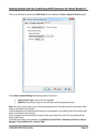 Cvavr getting started with atmel studio | PDF