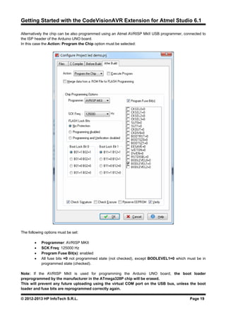 Cvavr getting started with atmel studio | PDF