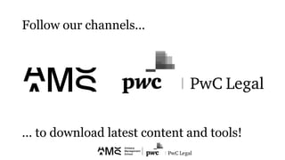 Follow our channels…
… to download latest content and tools!
 